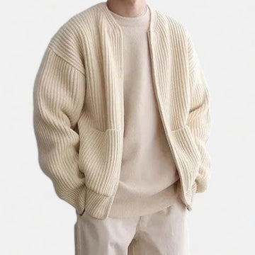 Zip-up cardigan