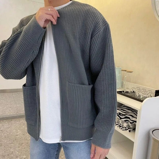 Zip-up cardigan
