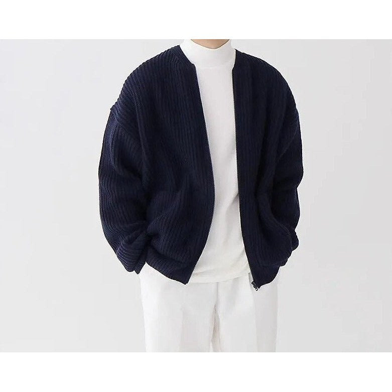 Zip-up cardigan