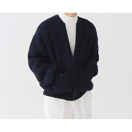 Zip-up cardigan