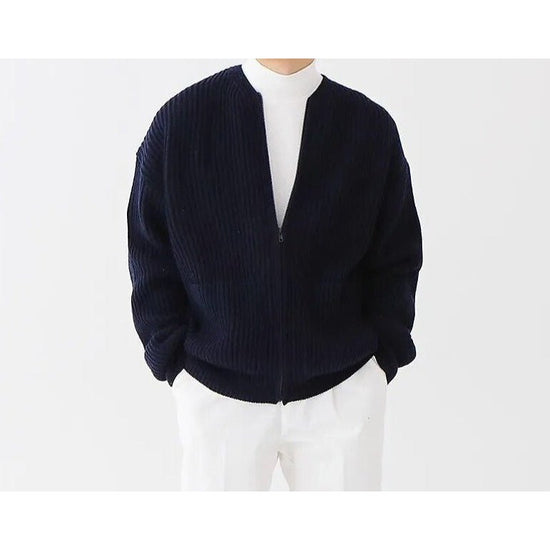 Zip-up cardigan