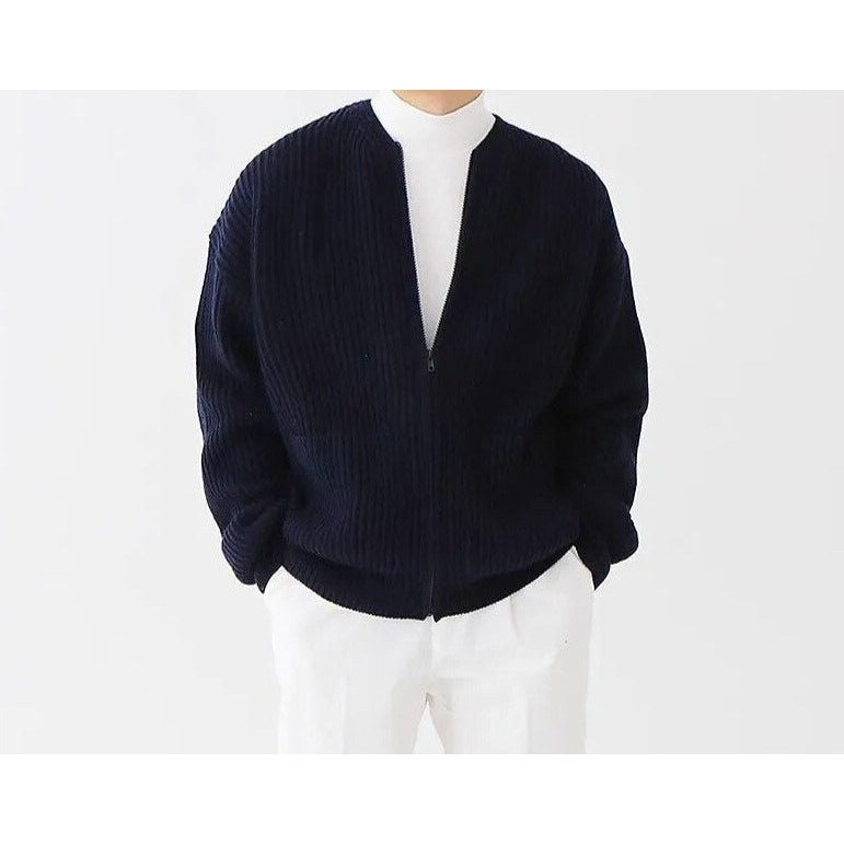 Zip-up cardigan