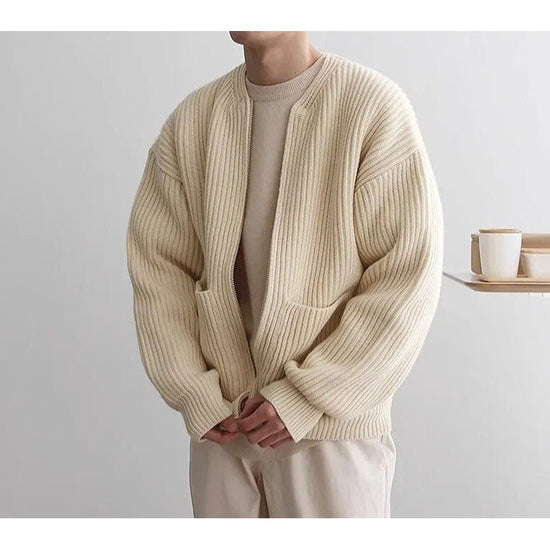 Zip-up cardigan